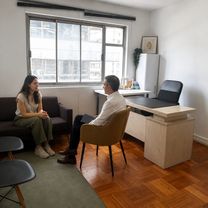 Sesión individual de psicología de adultos